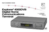 User Guide - Explorer 4000DVB Digital Home ... - Cisco