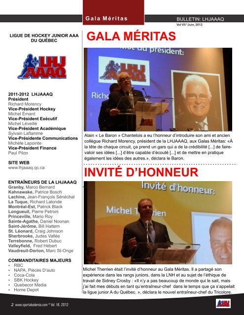 Juin - Publication Sports