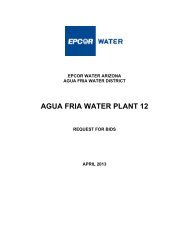 AGUA FRIA WATER PLANT 12 - Garney Construction