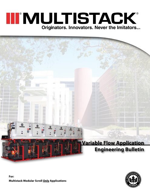 Variable Flow Application Engineering Bulletin - Multistack