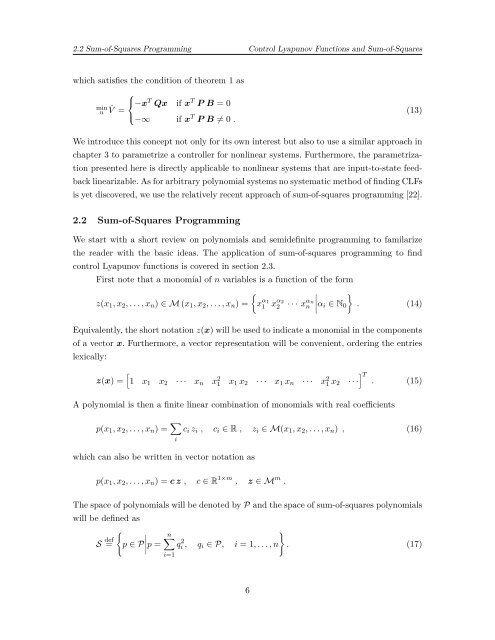 Sum-of-Squares Applications in Nonlinear Controller Synthesis