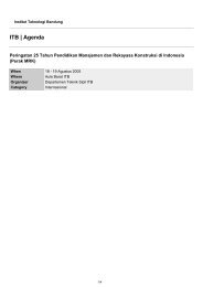 Short Syllabus Of Chemical Engineering 130 Curriculum Itb