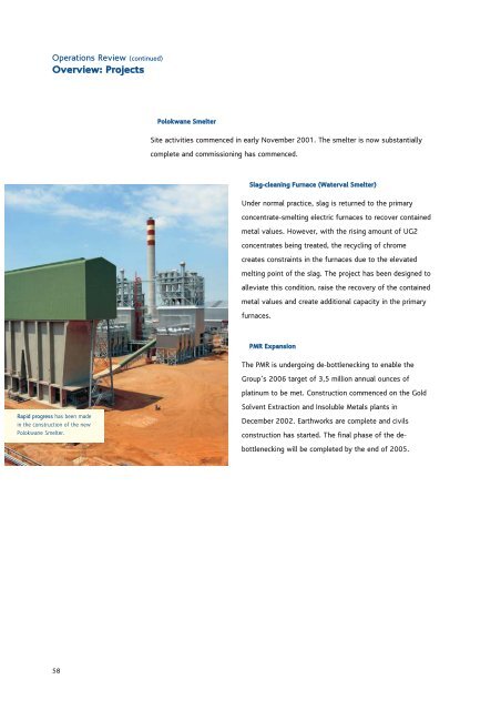 Operations Review (Part 1) - Anglo Platinum