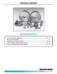 HELICAL GEARS - Boston Gear