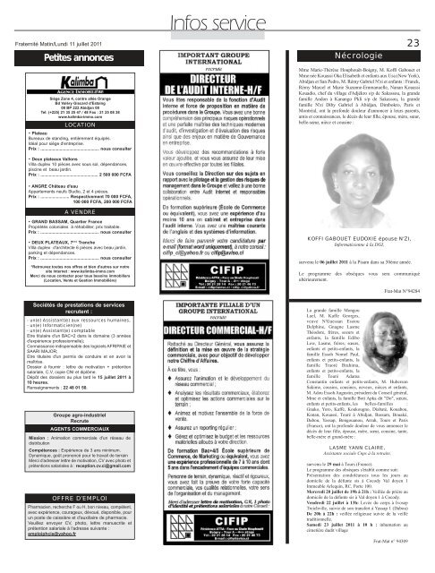 UNE 11 juillet 2011 BYD (P1).qxd (Page 1) - fratmat.info