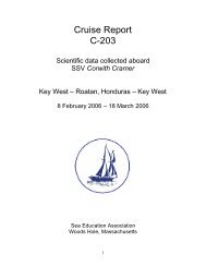 C203 Cruise Report.pdf - Sea Education Association