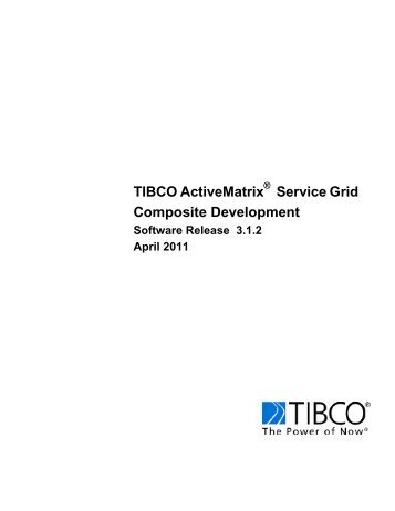 TIBCO ActiveMatrix Service Grid Composite Development