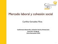 Mercado laboral y cohesiÃ³n social
