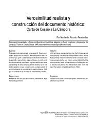 Verosimilitud realista y construcciÃ³n del documento histÃ³rico: