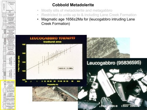 Palaeoproterozoic to Mesoproterozoic Geology of North Queensland