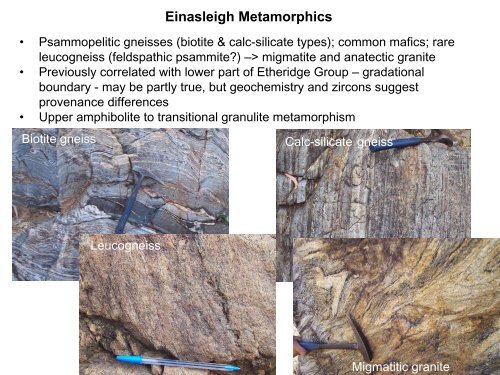 Palaeoproterozoic to Mesoproterozoic Geology of North Queensland