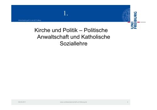 Politische Anwaltschaft der Kirche(n) - Katholische Ãrztearbeit ...