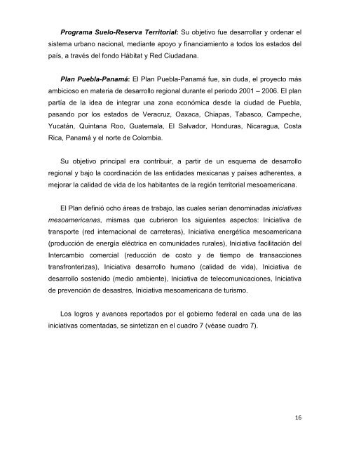 Acercamiento al tema de desarrollo regional y a programas ...