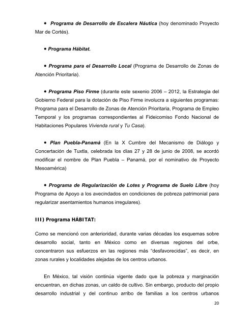 Acercamiento al tema de desarrollo regional y a programas ...