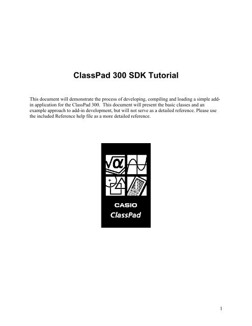Programming Tutorial (PDF) - Casio
