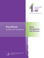 Practitioners Guides and Handouts - SAMHSA Store - Substance ...