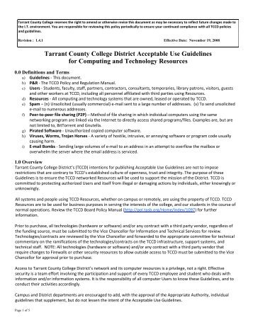 Tccd Organizational Chart