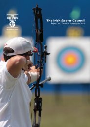 ISC Annual Report 2010 English version - The Irish Sports Council
