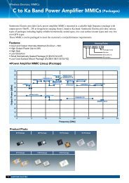 C to Ka Band Power Amplifier MMICs (Packages)