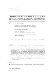 TOWARD THE DEFINITION OF A STRUCTURAL EQUATION ... - INE