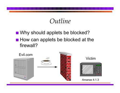 Blocking Java Applets at the Firewall