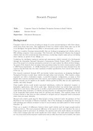 Research Proposal - Undergraduate - The University of Western ...