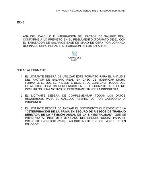 SecciÃ³n I. Instrucciones para los licitantes. - REF.PEMEX.com