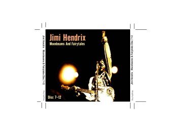 Jimi Hendrix Moonbeams & Fairytales Disc 7-12