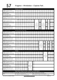 Printable summary PDF version - London Bus Routes