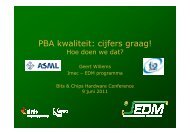 PBA kwaliteit: cijfers graag! - Hardware Conference