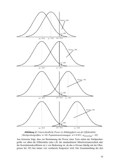 Logik des Signifikanztests, Statistische Tests fÃƒÂ¼r Mittelwerte einer ...