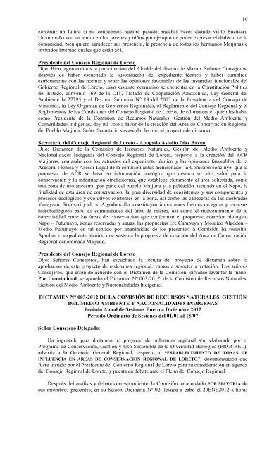 acuerdo de consejo regional nÂº 011-2011-se-grl - Gobierno ...