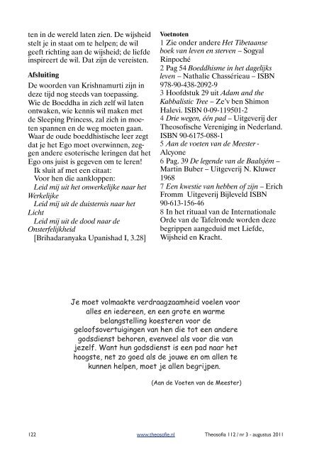Jaargang 112, nummer 3 - Theosofische Vereniging in Nederland