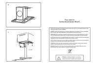 Floor stand for Geneva Sound System Model L 6 7