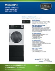 MDG31PD - Maytag Commercial Laundry