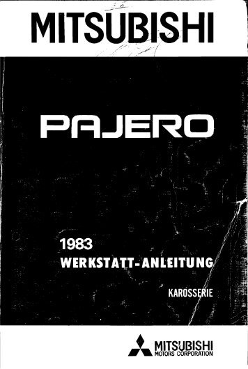 Pajero - 1983 - Werkstatt-Anleitung Karosserie.pdf