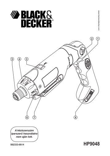 HP9048 - Service - Black and Decker