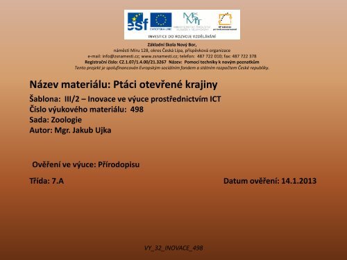 8 v ptáka