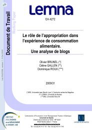 Le rÃ´le de l'appropriation dans l'expÃ©rience de consommation ...