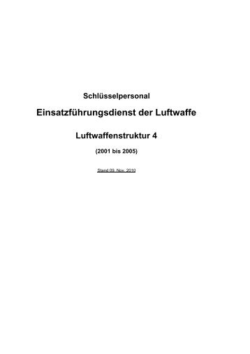 Schlüsselpersonal Einsatzführungsdienst der Luftwaffe