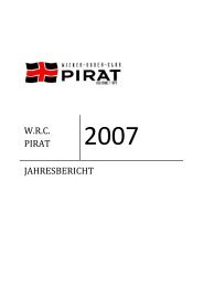2007 w.r.c. pirat jahresbericht