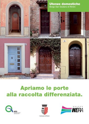 Apriamo le porte alla raccolta differenziata. - Il Gruppo Hera