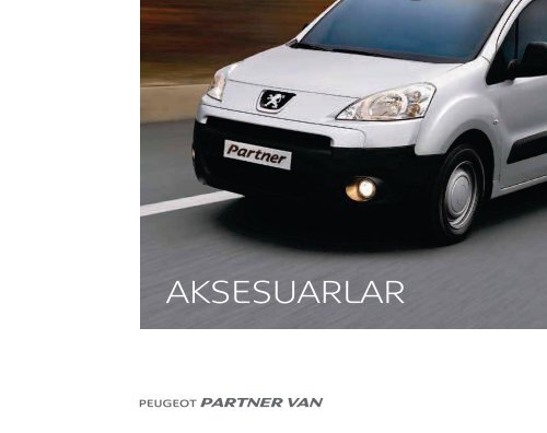 Partner Van aksesuar broÅÃ¼rÃ¼ - Peugeot