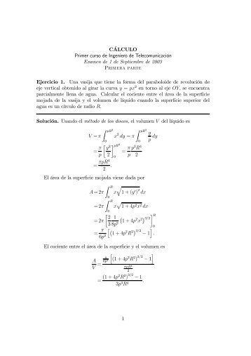 Soluciones del Examen de Septiembre de 2003