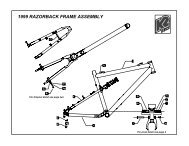 1999 RAZORBACK FRAME ASSEMBLY