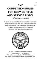 CMP Competition Rules - Civilian Marksmanship Program