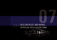 nCA CHeCKliST AnD WorKS APPROVAL APPLICATION FORM