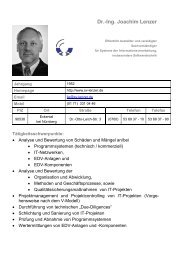 Dr.-Ing. Joachim Lenzer