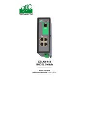 XSLAN-140 SHDSL Switch - Etic Telecom