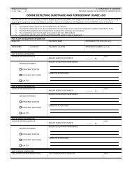 NOAA Form 57-07-05 Ozone Depleting Substance and Refrigerant ...